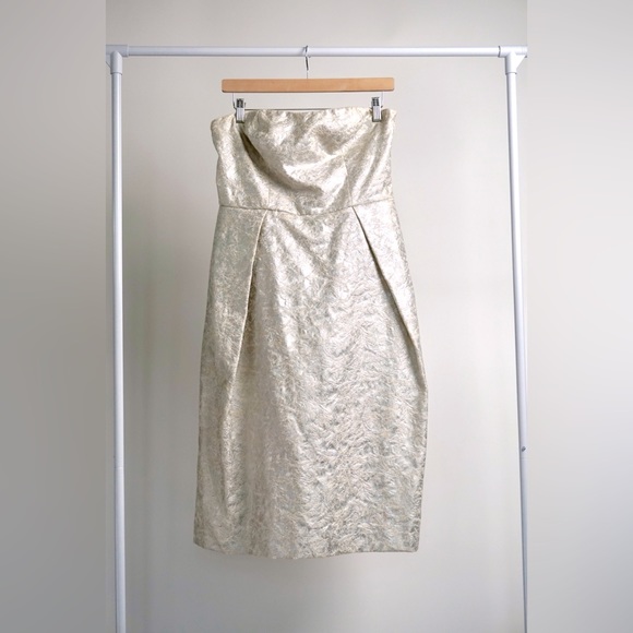 Vintage LORD & TAYLOR Mini Dress - Silver - Picture 1 of 10